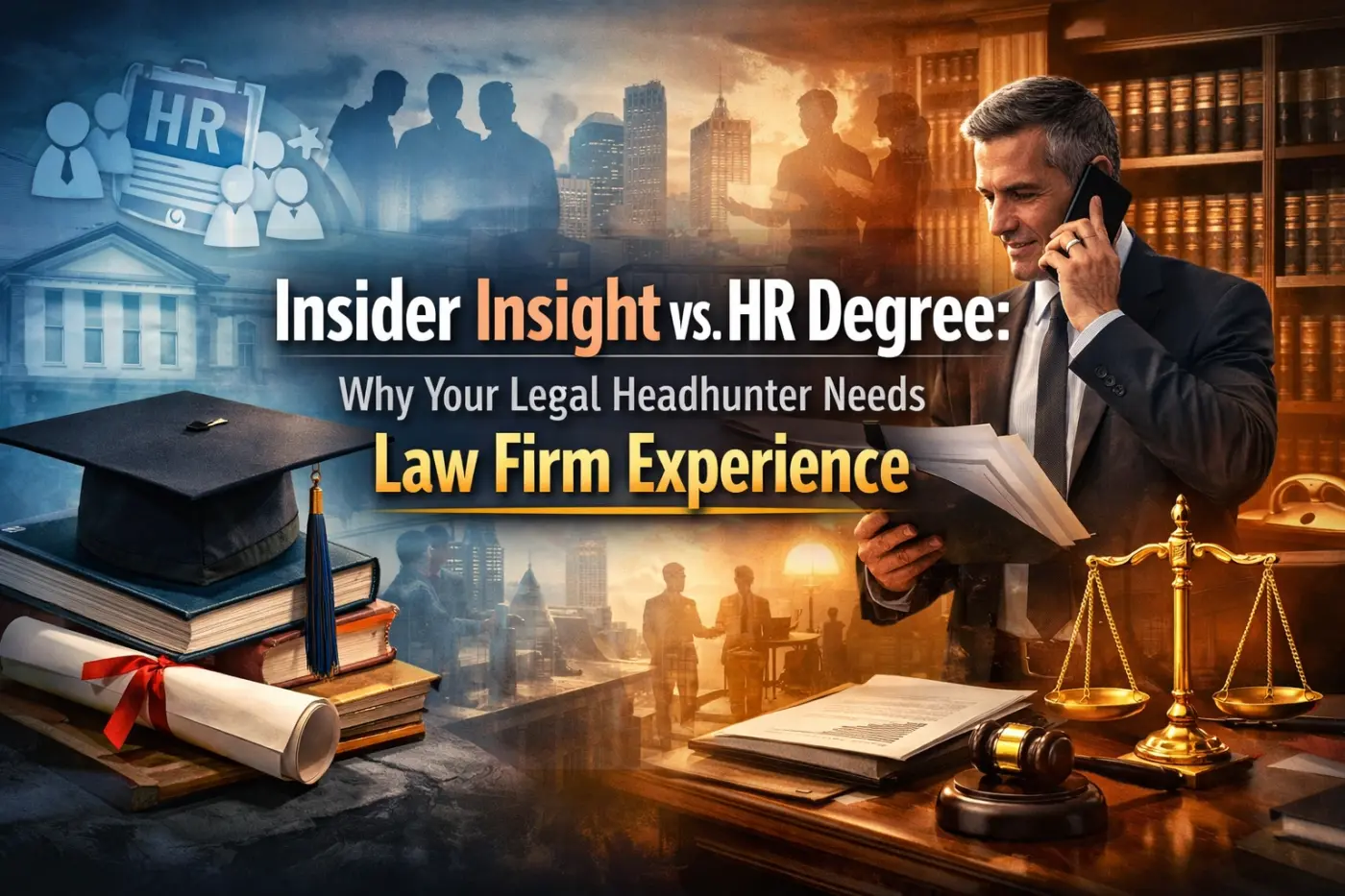 Insider Insight vs. HR Degree: Why Your Legal Headhunter Needs Law Firm Experience