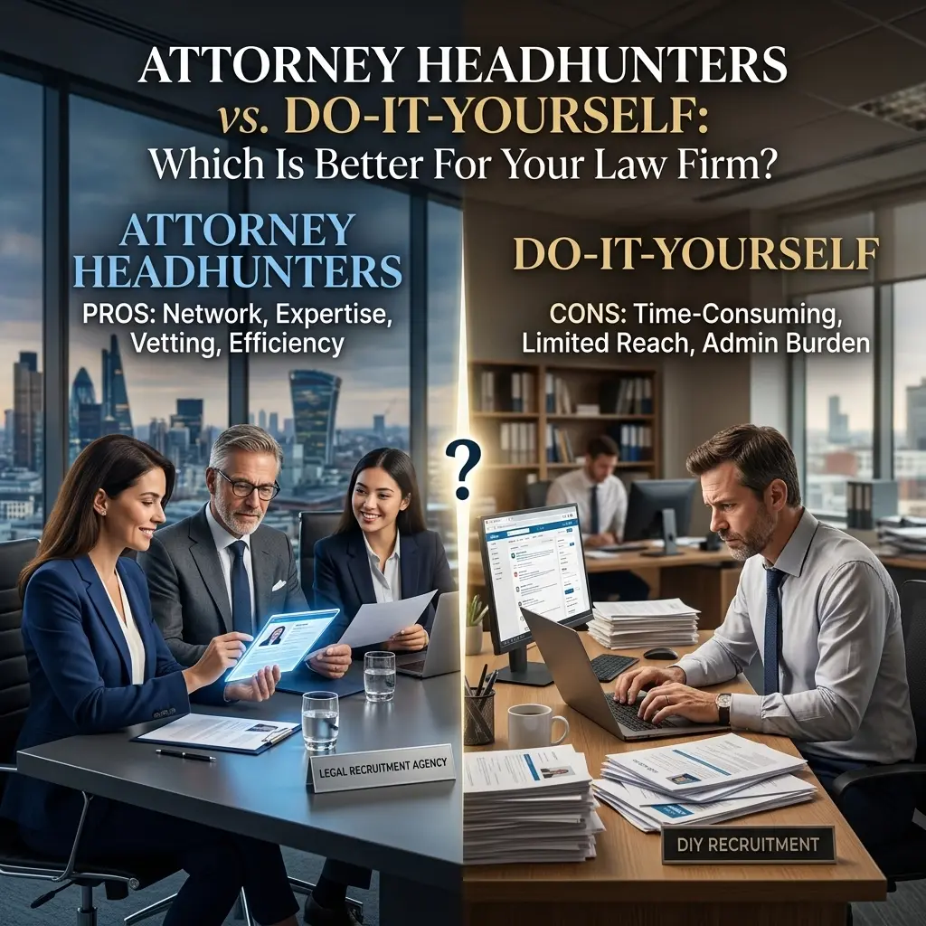 Attorney Headhunters vs. Do-It-Yourself: Which Is Better For Your Law Firm?