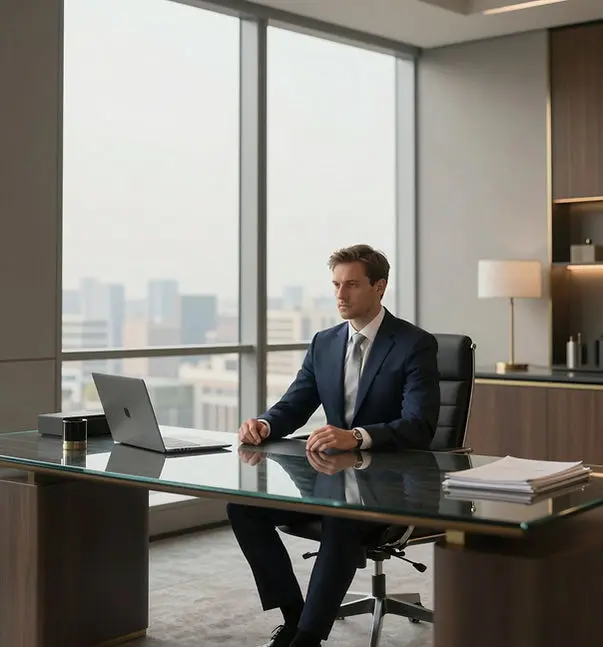 Attorney using AI-assisted legal research technology