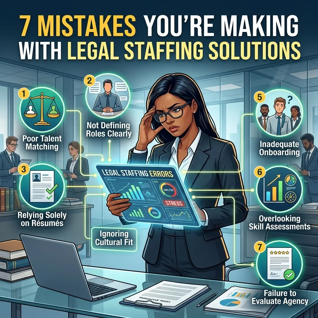 7 Mistakes You’re Making with Legal Staffing Solutions