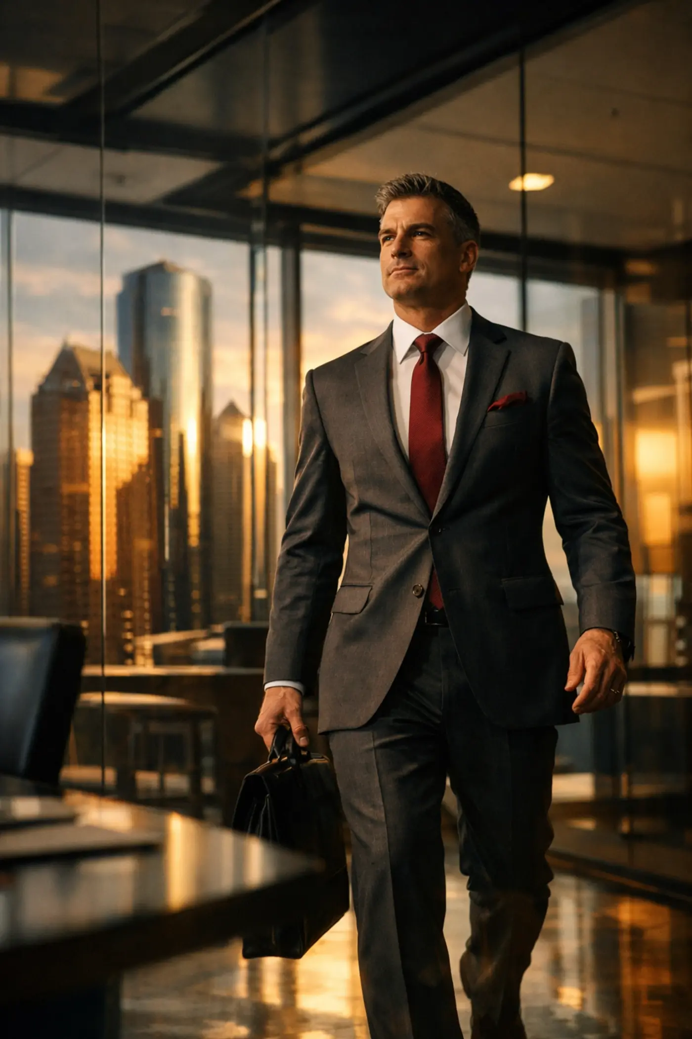 Confident legal professional in a Houston office representing the value of direct-hire recruiting.
