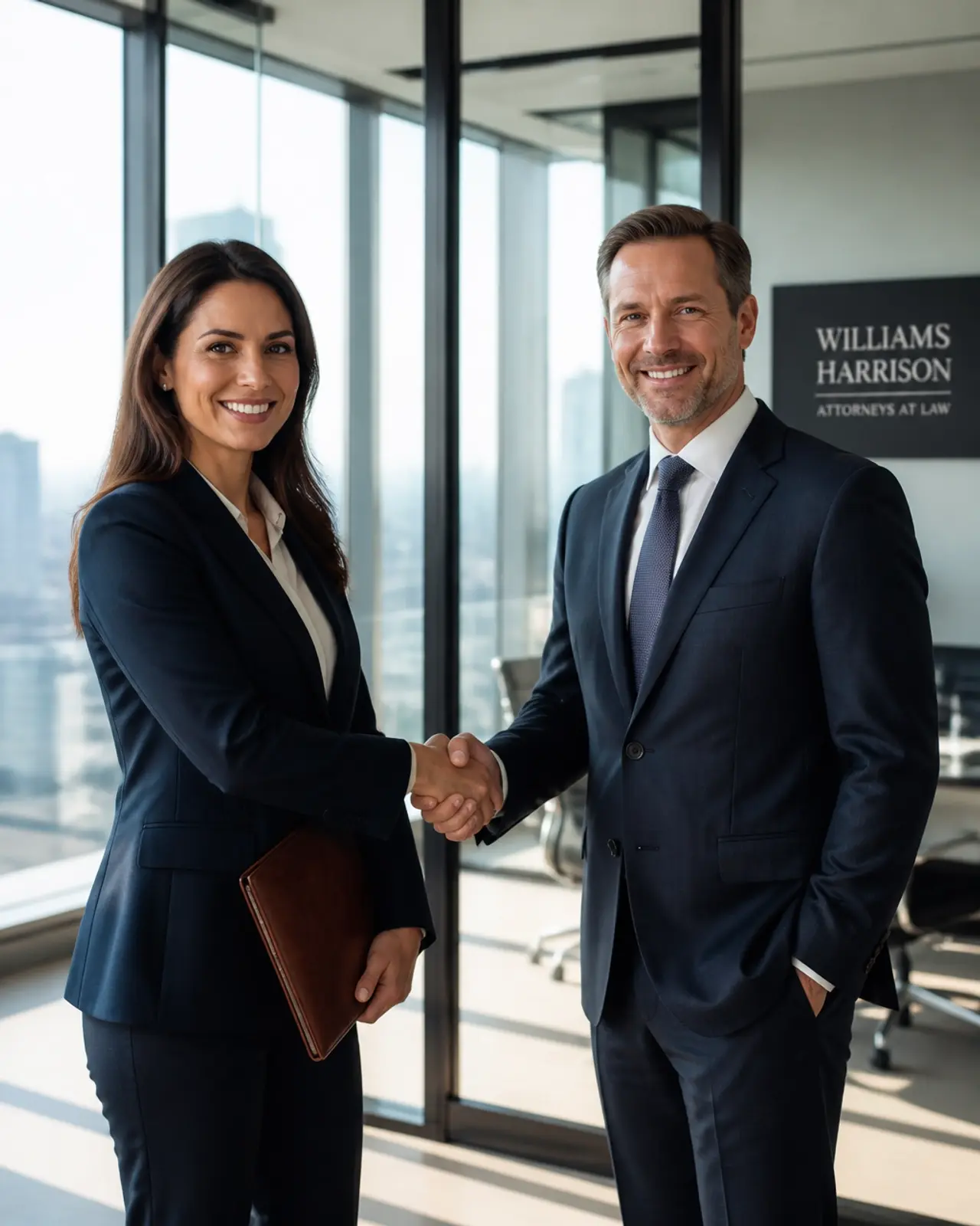Professional partnership between a recruiter and law firm partner