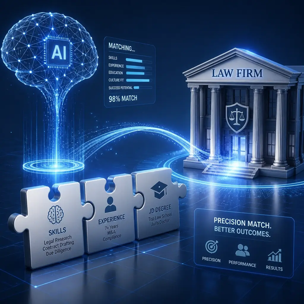 AI Precision Matching Illustration