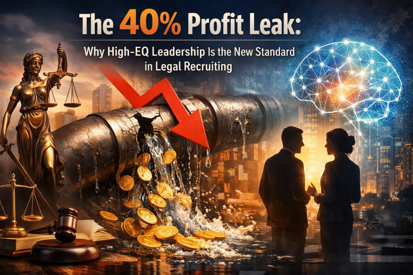 The 40% Profit Leak: Why High-EQ Leadership Is the New Standard in Legal Recruiting