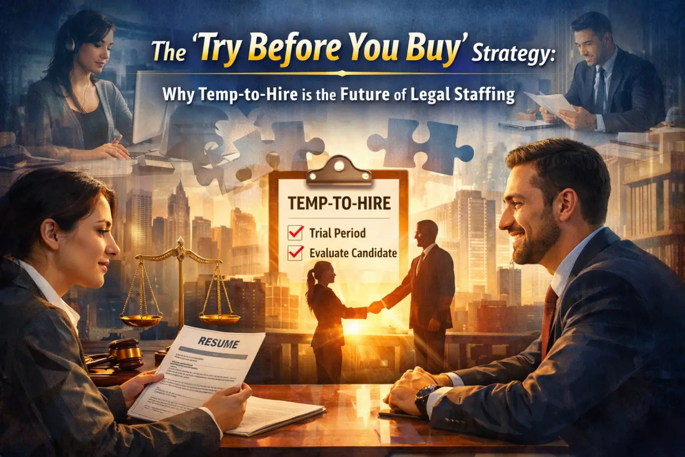 The "Try Before You Buy" Strategy: Why Temp-to-Hire is the Future of Legal Staffing