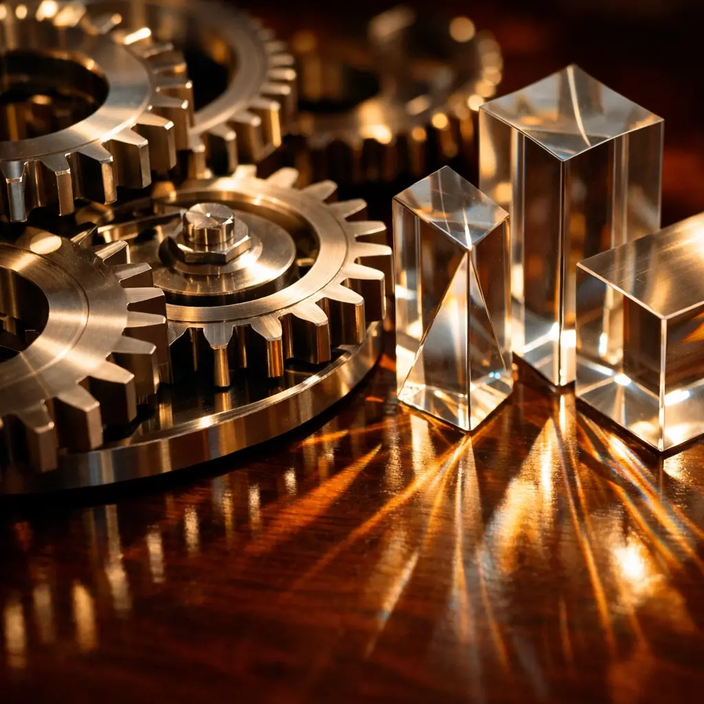 Interlocking gears symbolizing the efficiency of legal operations and specialized recruitment firms.