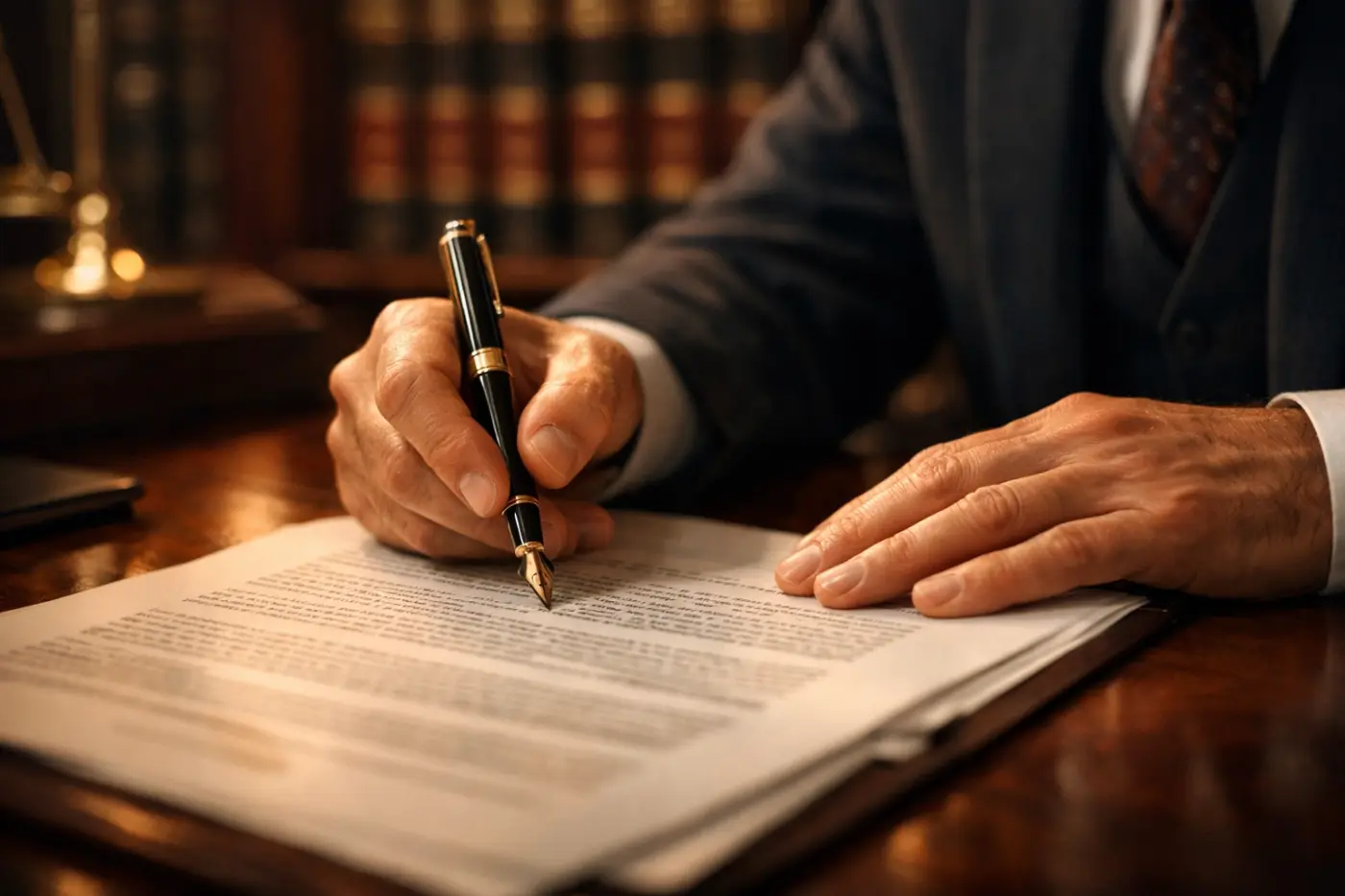 A legal staffing expert meticulously vetting candidate documents for a specialized niche role.