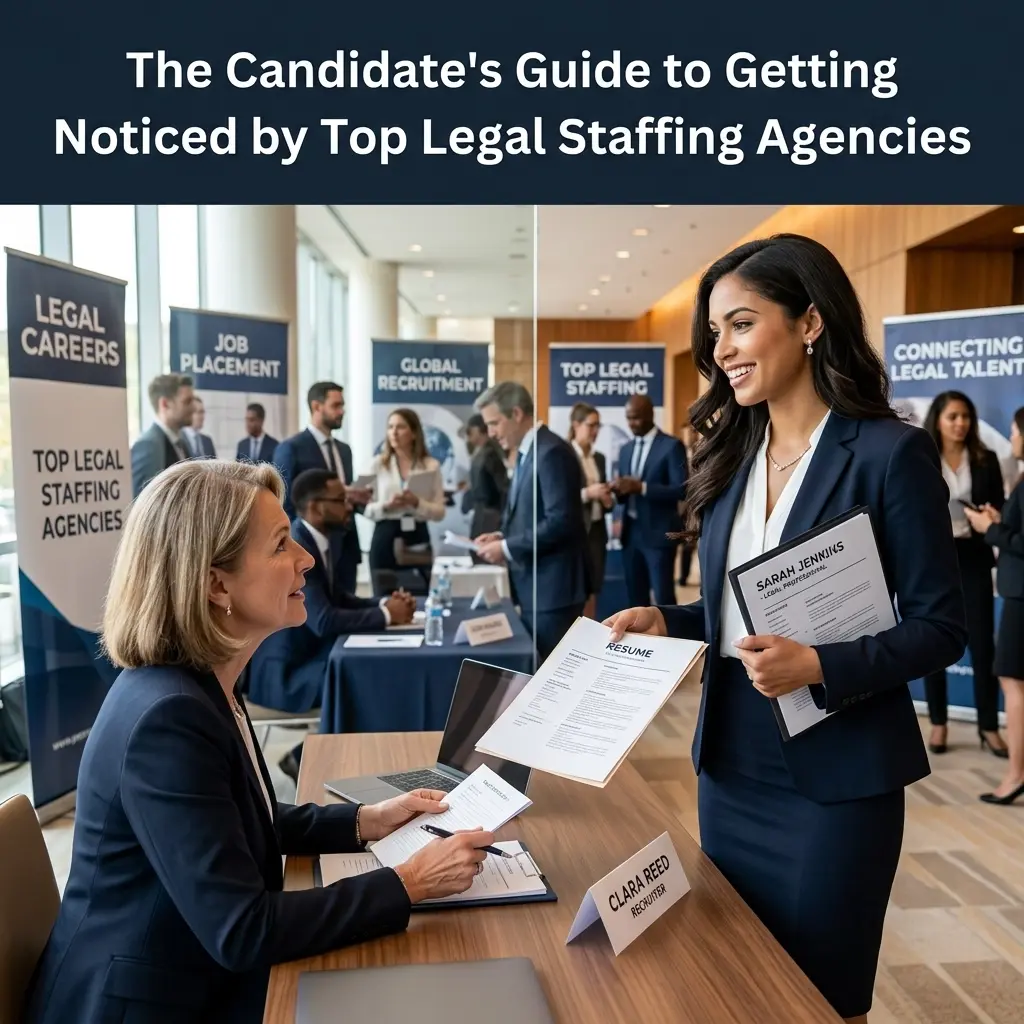 The Candidate’s Guide to Getting Noticed by Top Legal Staffing Agencies